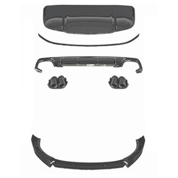 Bodykit voor bmw x1 u11 m-performance glanzend zwart, Nieuw