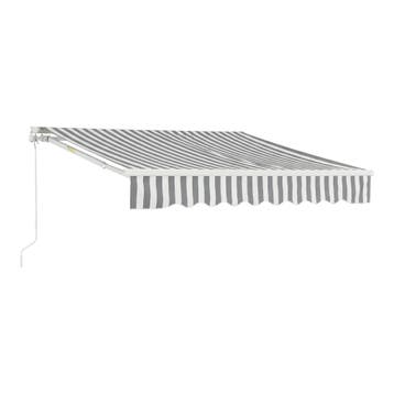 Zonnescherm Bitonto luifel handbediend met knikarm 250x200 c, Verzenden, Nieuw
