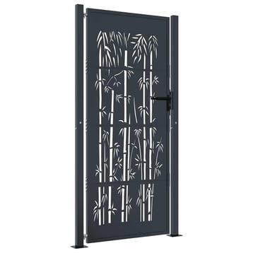 Stalen Tuinhek Poort - Tweedekansje - 35% Korting OP=OP, Tuin en Terras, Ophalen of Verzenden, Zo goed als nieuw, Tuinhek, Overige materialen