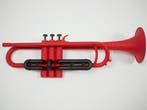Kunststof, Lichtgewicht Trompet Zo Brass 4 kleuren OPRUIMING, Ophalen of Verzenden, Nieuw, Bes-trompet, Met koffer