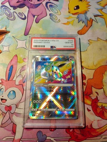Pokémon - 1 Graded card - Eevee #092 Foil - PSA 10 - Scarlet, Nieuw