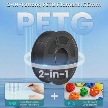 JAYO PETG 3D Printer Filament - 1.75mm Clear, 1.1kg, Hoge Ta, Verzenden, Nieuw