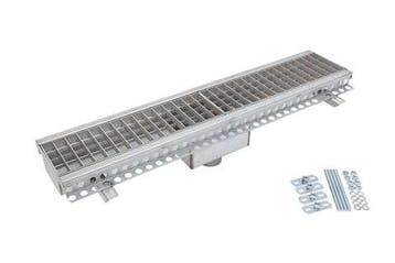 Bakgoot rvs 150x1000mm afvoer verticaal HorecaTraders, Verzenden, Nieuw in verpakking