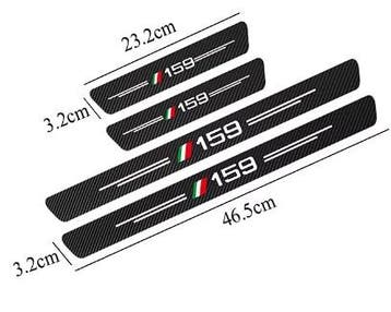 Alfa Romeo dorpel bescherm sticker 159 4 deurs