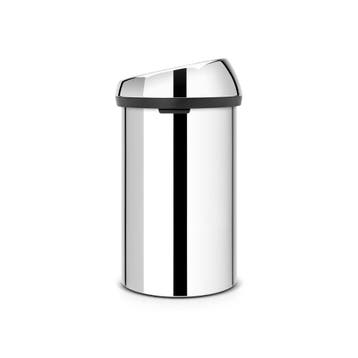 Brabantia Touch Bin 60 ltr - RVS, Verzenden, Nieuw