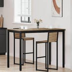 vidaXL Staande Bartafel Bewerkt hout, Verzenden, Nieuw