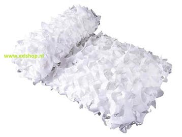 Camouflage net jungle leger wit schaduwdoek camo *3x4* WIT, Verzamelen, Verzenden