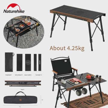 Naturehike IGT Modulaire Aluminium Vouwtafel - Snel Opzetbaa, Caravans en Kamperen, Verzenden, Nieuw