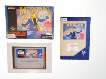 Young Merlin [Super Nintendo], Spelcomputers en Games, Ophalen of Verzenden, Zo goed als nieuw