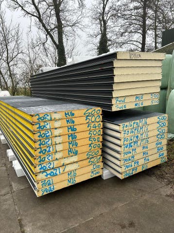 ]Sandwichpanelen, dakplaten, wand- en gevelplaten, damwand, Verzenden, Nieuw, Overige materialen, 20 tot 50 mm
