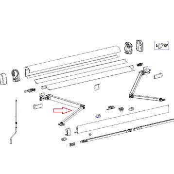 Thule Knikarm LH 4900 4.00/4.50, Nieuw