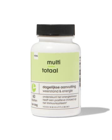 HEMA Multi totaal - 60 stuks, Sport en Fitness, Gezondheidsproducten en Wellness, Verzenden, Nieuw