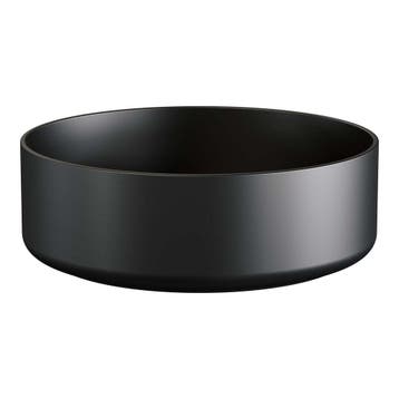 Brauer Circle Waskom - Rond - 36 cm - Keramiek - Mat - Zwart, Ophalen of Verzenden, Nieuw