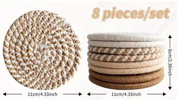 Onderzetters Set van 8 – Absorberende Drankonderzetters, Verzenden, Nieuw