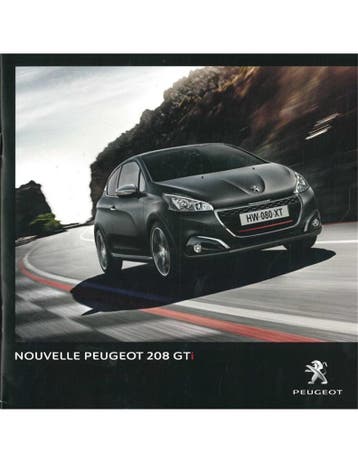 2015 PEUGEOT 208 GTI BROCHURE FRANS, Nieuw, Peugeot, Author