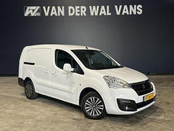 Peugeot Partner 1.6 HDi 90pk **MARGE, GEEN BTW** L2H1 Airco, Euro 5, Stof, Gebruikt, Zwart