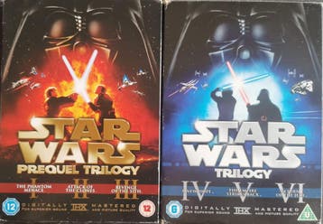 Star wars I,II,III + IV,V,VI  (12 disc)     Gratis verzenden, Gebruikt, Verzenden, Alle leeftijden, Boxset