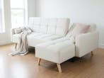 Veiling - Kayoom Luxe (Slaap) Bank Maloni (Rechts) - Creme, Huis en Inrichting, Banken | Bankstellen, Nieuw