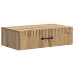 vidaXL Wandmontage Zijtafel Artisanaal eiken 59 x 34,5 x 17, Verzenden, Nieuw