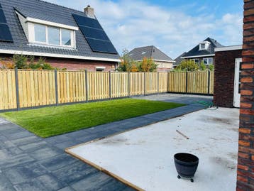 Hout Beton Schuttingen va €109 incl. montage, Tuin en Terras, Schuttingen, Nieuw