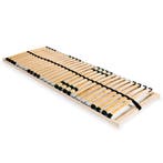 vidaXL Lattenbodem met 28 latten 7 zones 80x200 cm, Huis en Inrichting, Eenpersoons, Bruin, Verzenden, Nieuw