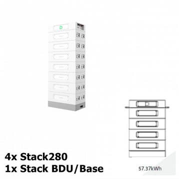 Dyness Stack280 43–215,04kWh HV LiFePO opslagstack batt, Verzenden, Nieuw