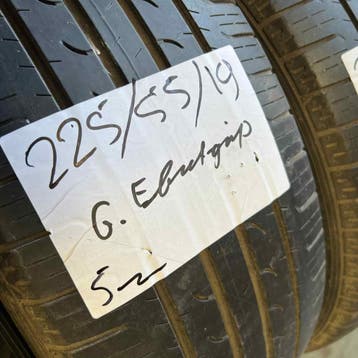 2 x Goodyear 225-55-19 Zomerbanden 5mm, 19 inch, Gebruikt, Ophalen of Verzenden, Band(en)
