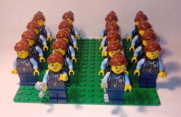 Lego Minifiguur - City, Minifigures - City police, Nieuw