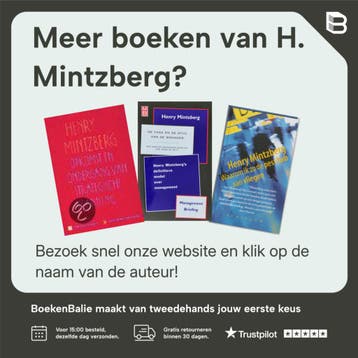 Organisatiestructuren / Prentice-Hall/Academic Service serie, Verzenden, Gelezen, H. Mintzberg