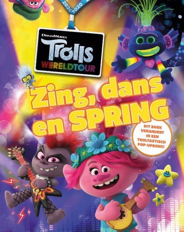 Trolls Wereldtour - Zing, dans en spring - Caroline Rowlands, Verzenden, Gelezen, Caroline Rowlands