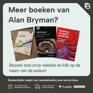 Introductie tot politicologisch onderzoek - Alan Bryman, Verzenden, Gelezen, Alan Bryman