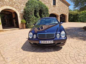CLK430 Cabrio, prachtige, goede staat, Auto's, Blauw, Leder, CLK, Nieuw