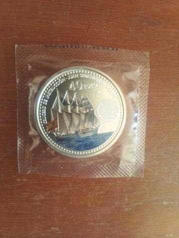 Spanje. 40 Euro 2025 Elcano (Zonder minimumprijs)