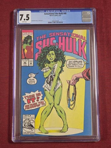 The Sensational She-Hulk #40 - 1 Graded comic - Eerste druk, Boeken, Nieuw
