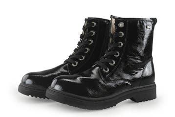 Barbarella Veterboots in maat 38 Zwart, Verzenden, Zwart, Overige typen, Zo goed als nieuw
