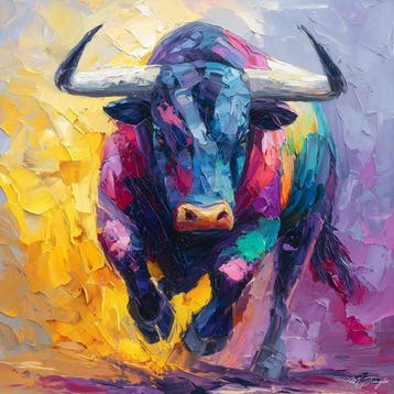 Miss Jungle - La force brute 80x80x2cm