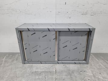 HCB RVS Wandkast Kast Premium-line 2 Schuifdeuren 120 cm, Ophalen of Verzenden, Nieuw in verpakking