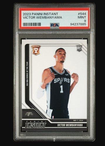 2023 Topps Victor Wembanyama #544 - Rookie Card - Print Run, Nieuw