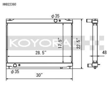 Koyo 09-13 Nissan GT-R 3.8L (AT) Radiator, Ophalen of Verzenden, Nieuw