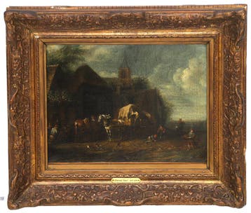 Barent Gael (ca. 1620-1687/1703), Buiten de herberg