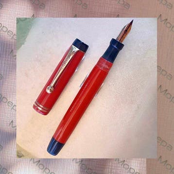 Parker - Parker Duofold Lady coral red vintage 1930-33 - Pen, Verzamelen, Nieuw