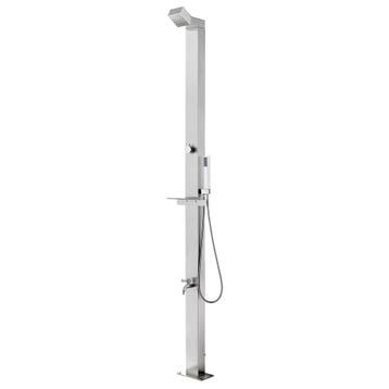 vidaXL Buitendouche 220 cm roestvrij staal, Verzenden, Nieuw