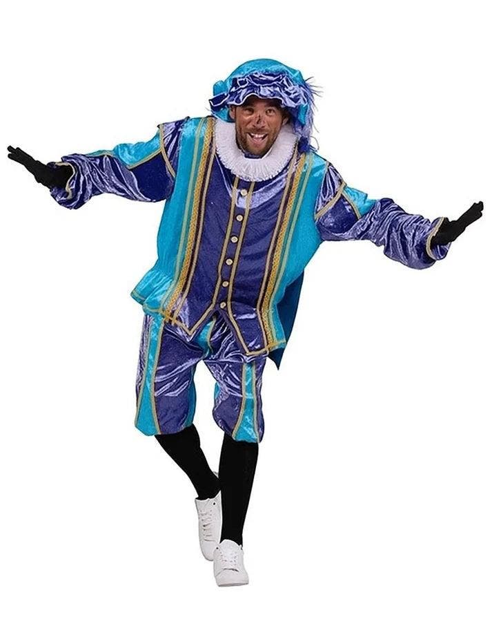 Pietenpak Bilbao met Cape Turquoise-Blauw - M, Diversen, Sinterklaas, Verzenden