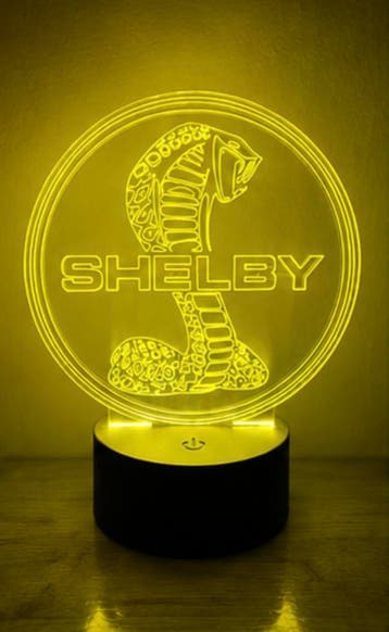 Led lamp Shelby, Kunststof, Overige merken, Meerkleurig, Inclusief lichtbron