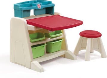 2dekans | Step2 Flip & Doodle Ezeltje Bureau met stoel voor, Ophalen of Verzenden, Zo goed als nieuw