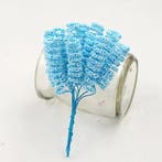 Foam Curly Stamen Bacca Pick Blauw 12 stuks, Ophalen of Verzenden, Nieuw