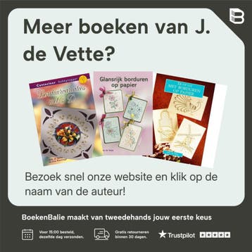 Uitdagingen met borduren op papier / Cantecleer hobbytopper, Boeken, Verzenden, Gelezen, J. de Vette