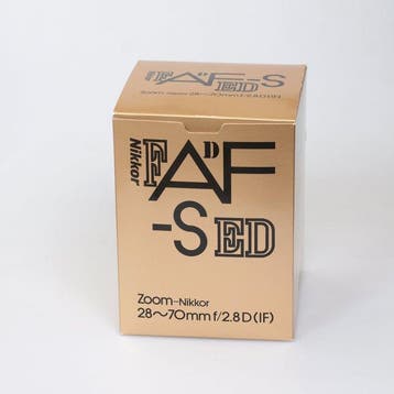 Nikon AF-S 28-70/2.8 D Zoomlens, Nieuw