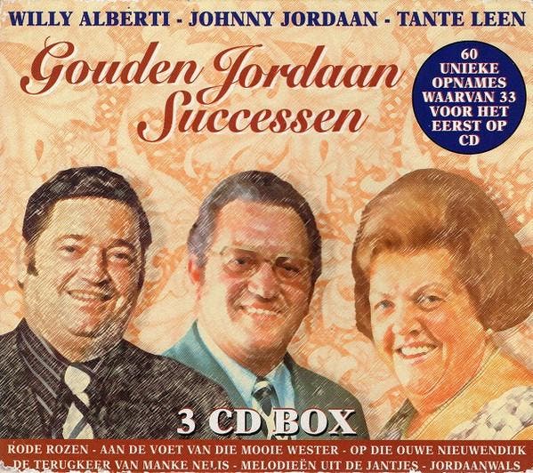Willy Alberti, Johnny Jordaan, Tante Leen - Gouden Jordaan S, Cd's en Dvd's, Cd's | Pop, Gebruikt, Ophalen of Verzenden