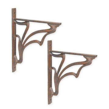 Wanddecoratie (2) - Frankrijk - ART-NOUVEAU WANDBEUGELS